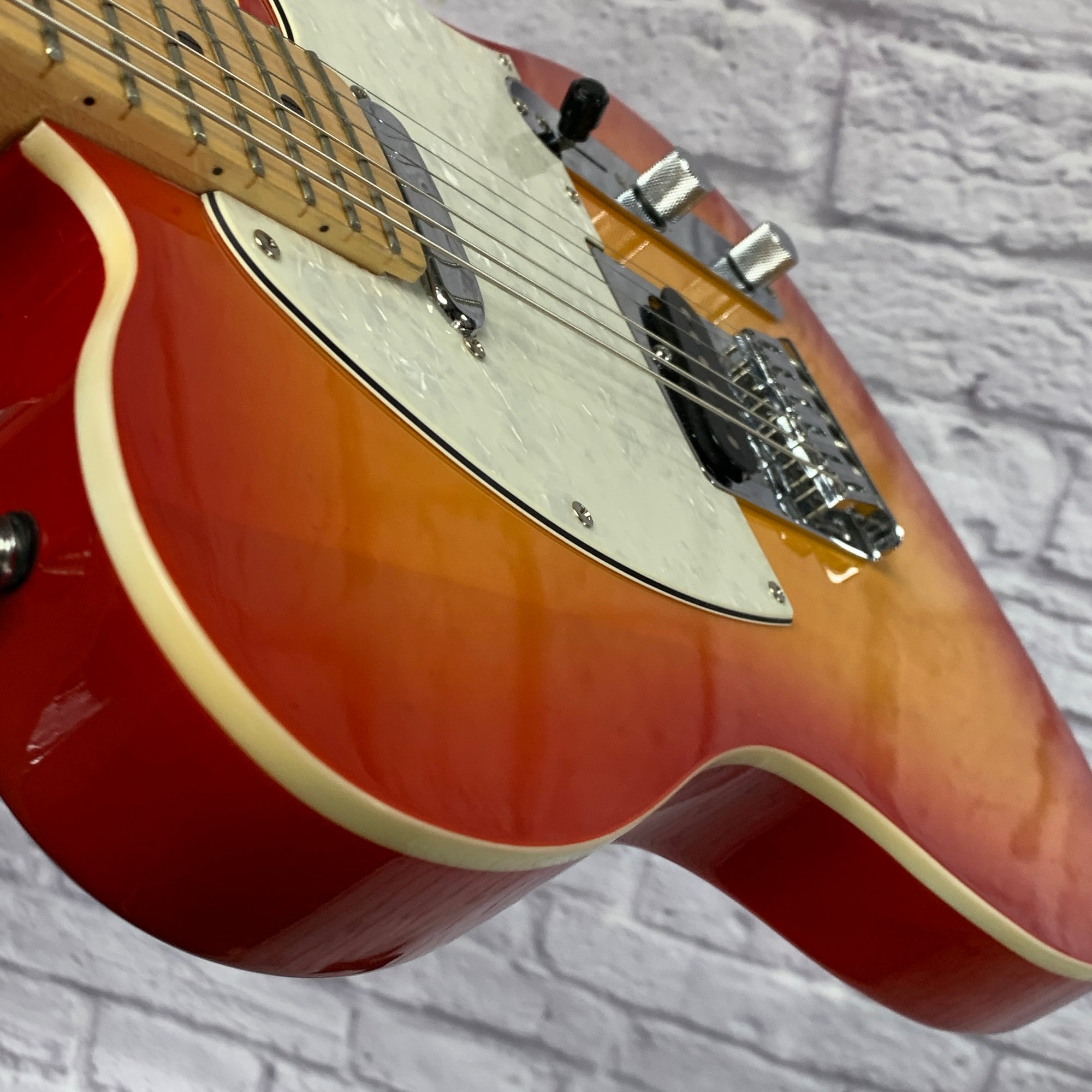 Partscaster Telecaster Electric Guitar Cherry Burst