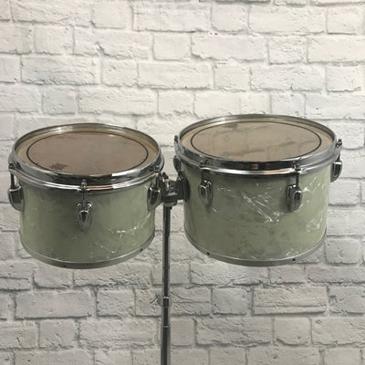 Vintage 1970 Slingerland WMP Concert Toms 10" 5 ply and 12" 3 ply