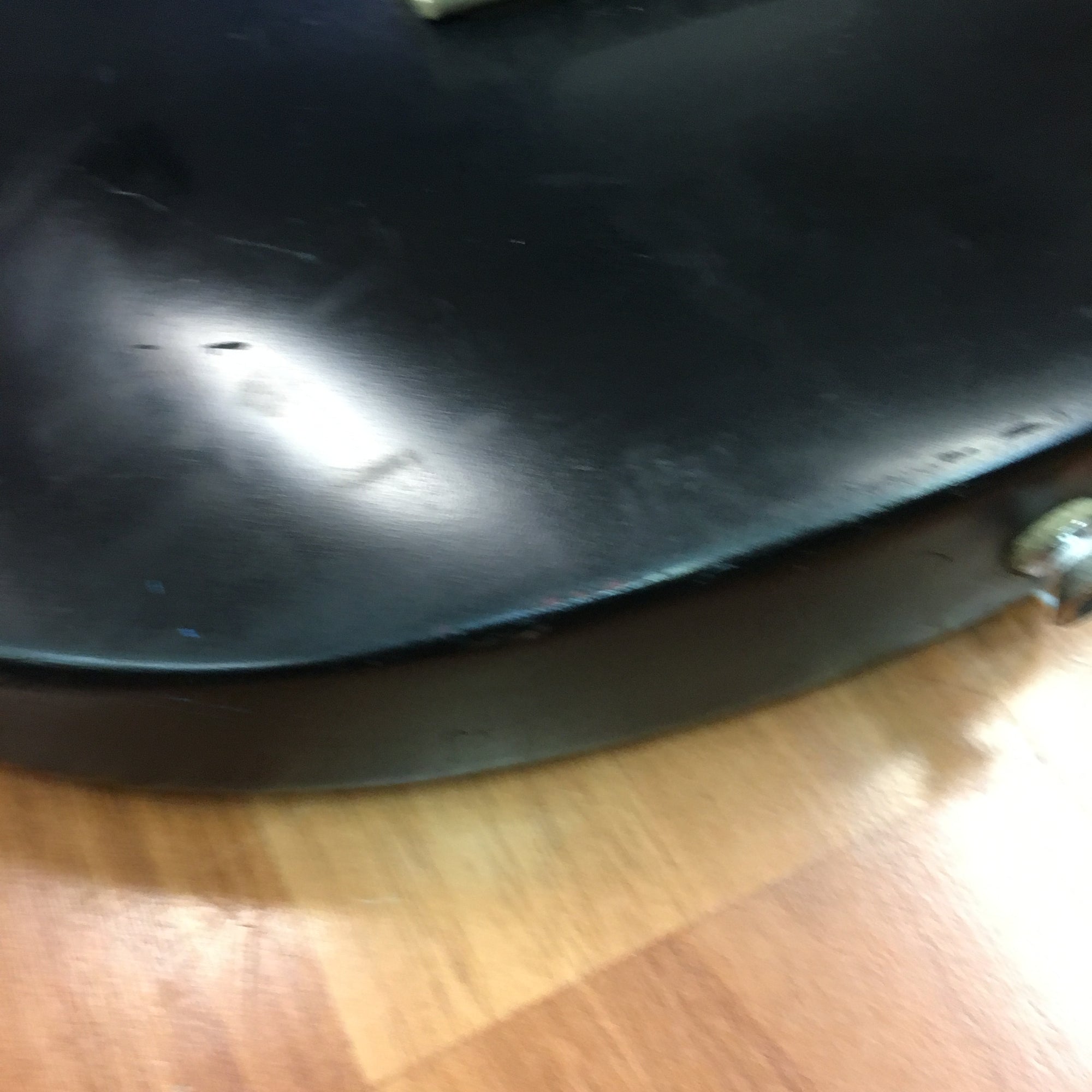 Lyon Custom Electric Guitar Teardrop Body Black