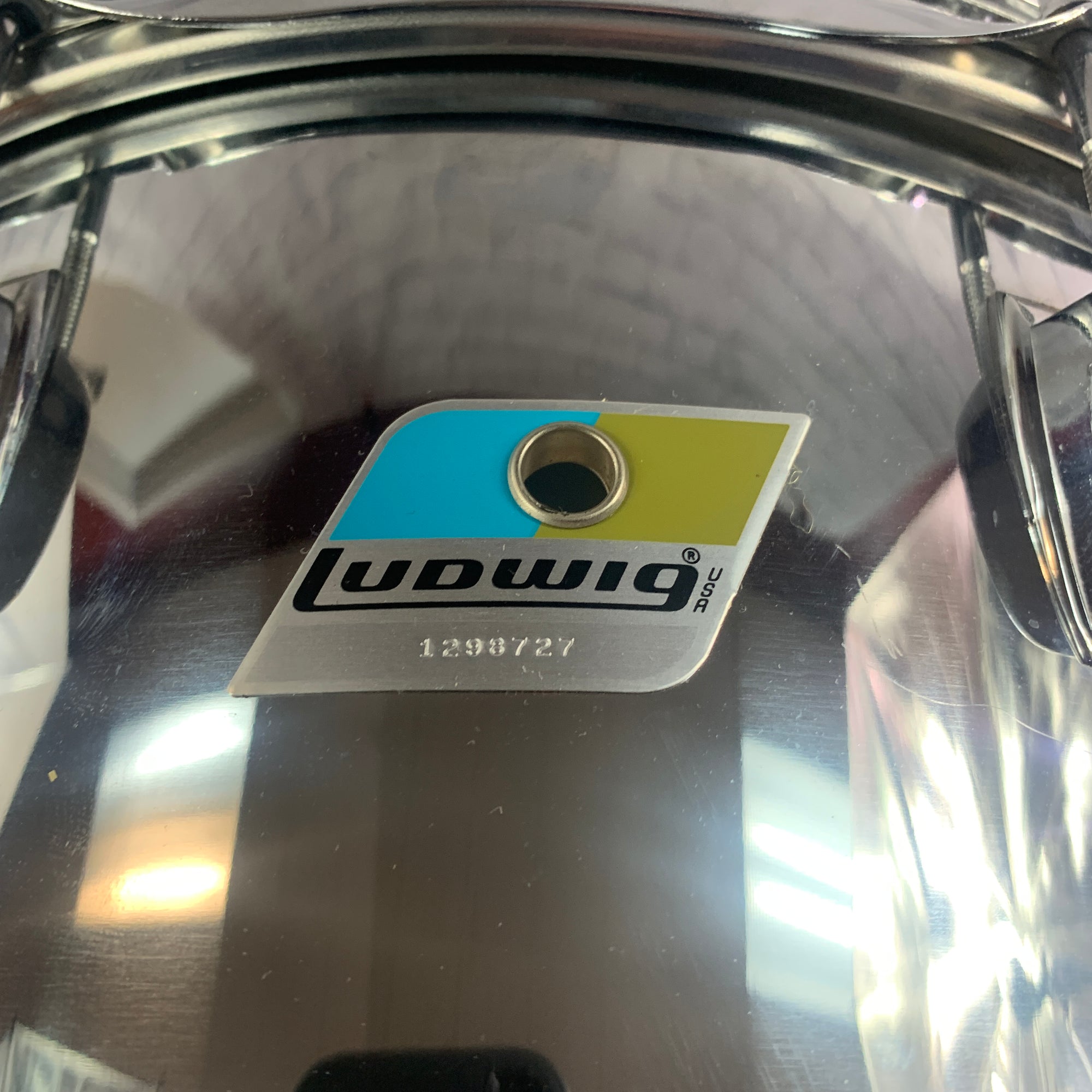 Ludwig 14 Chrome Over Vistalite Tom