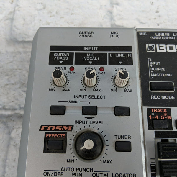 Boss BR864 8Track Digital Studio Recorder Evolution Music