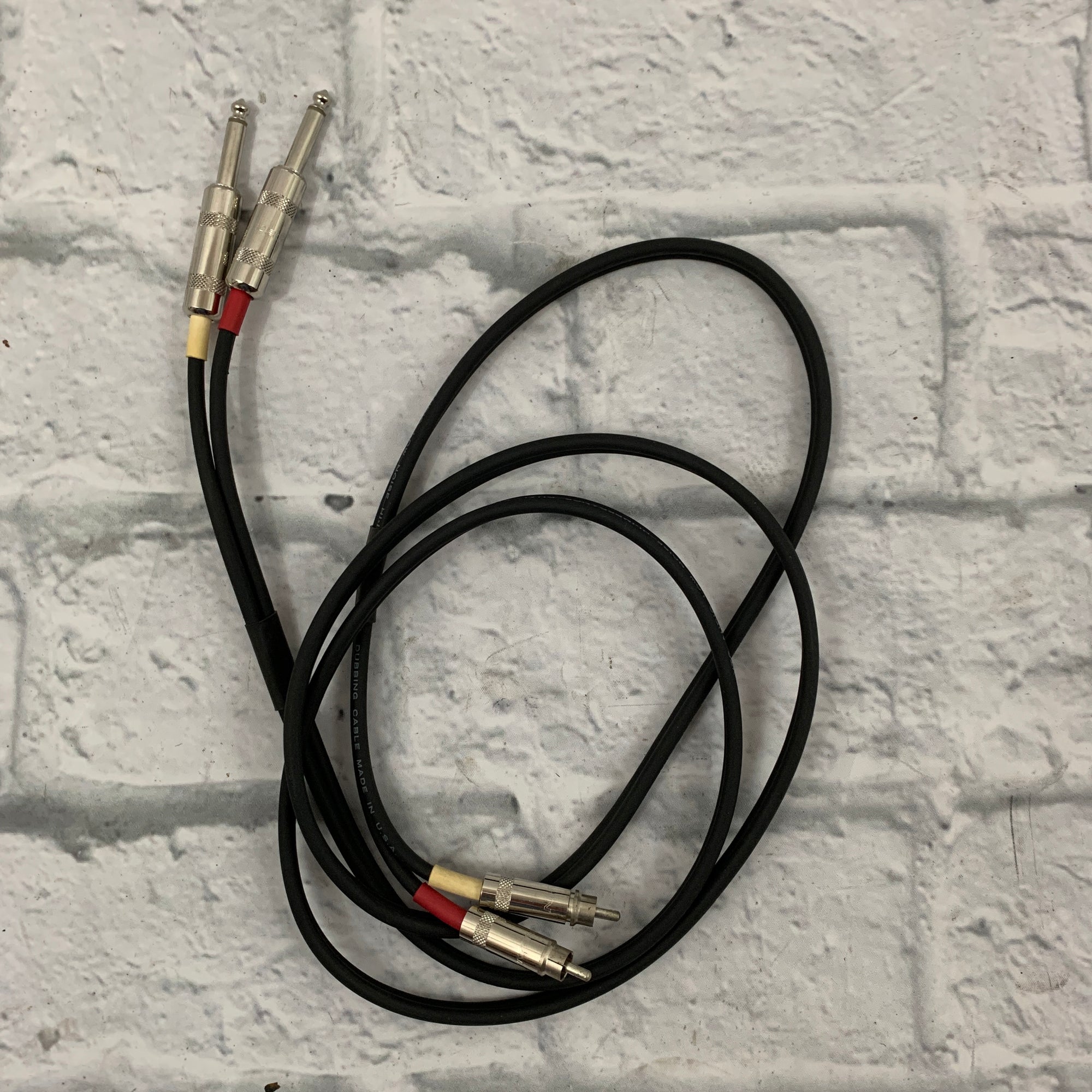 VTG Audio Low Noise 5' Dual 1/4" to RCA Dubbing Cable