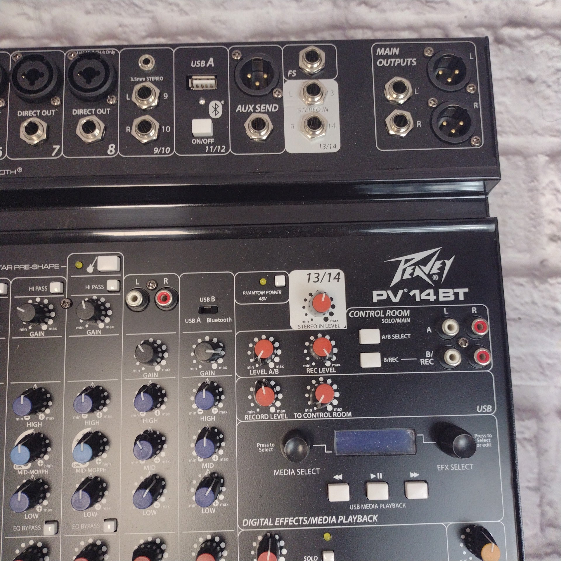 Peavey 14BT Mixer with Bluetooth and Effects