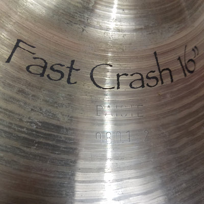 Paiste 16" Fast Crash Cymbal