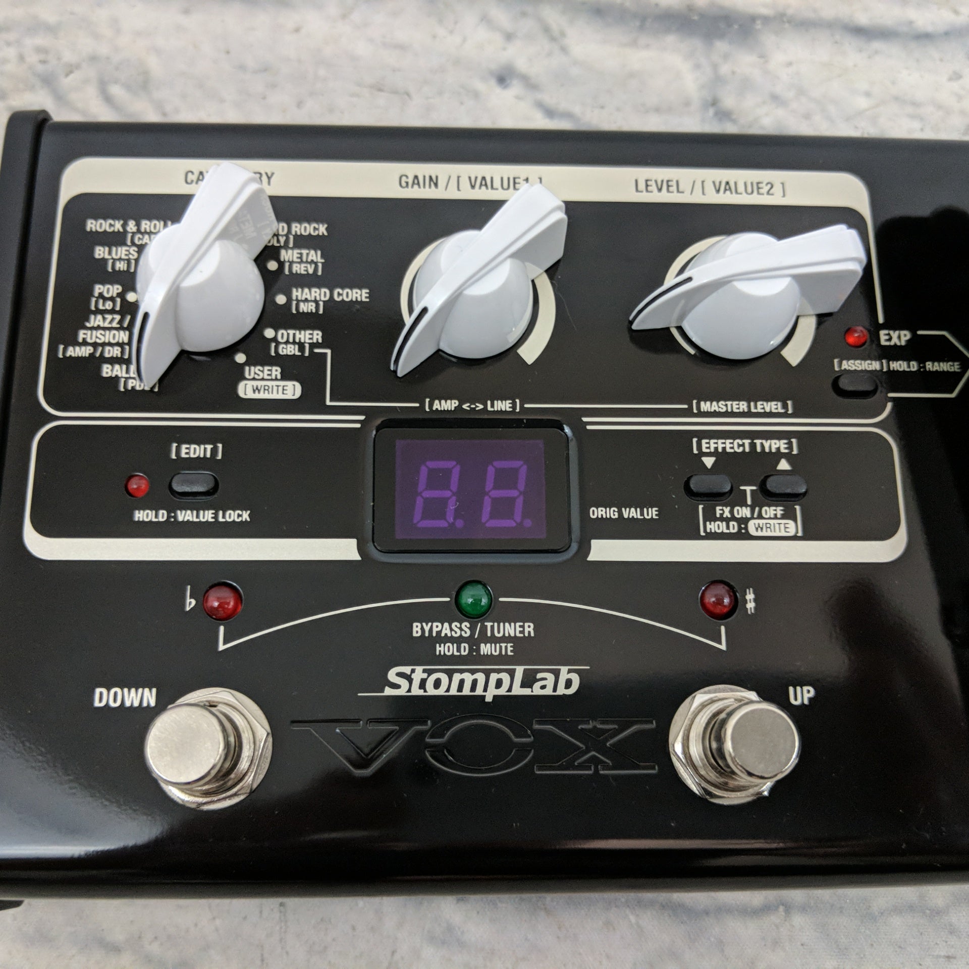 Vox Stomplab IIG Modeling Guitar Effect Processor
