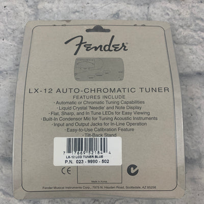 Fender LX-12 Auto Chromatic Guitar Tuner
