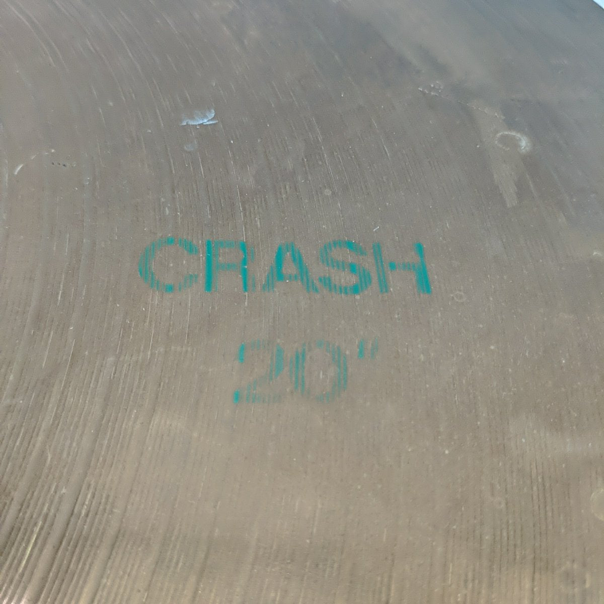 Paiste 505 Green Label 20 Crash Cymbal  CRACKED