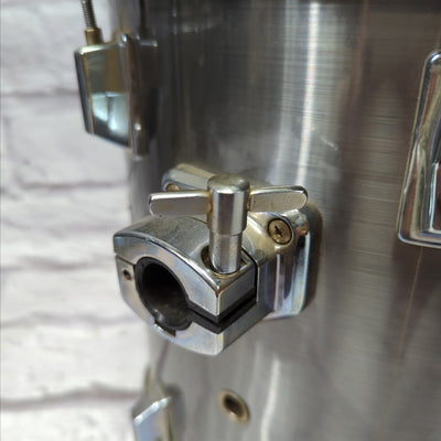 Pearl Maple Shell Made in USA 15x14 Tom Brushed Silver Metallic - Late 80s Early 90s