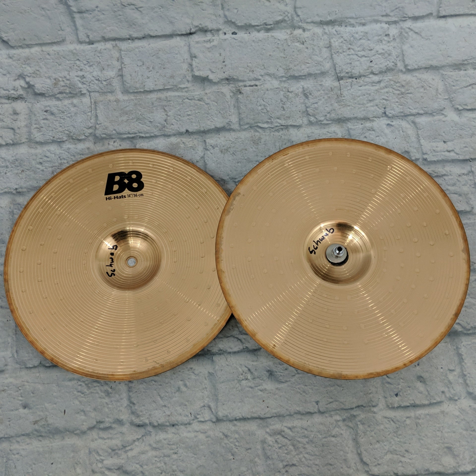 Sabian B8 14" Hi Hat Cymbal (Pair)
