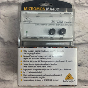 Behringer Micromon MA400 Headphone Amp