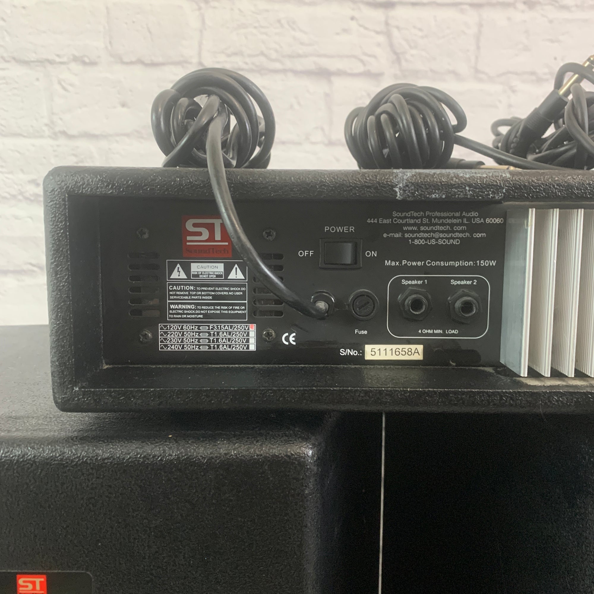Sound Tech S20 PA SYSTEM Portable PA