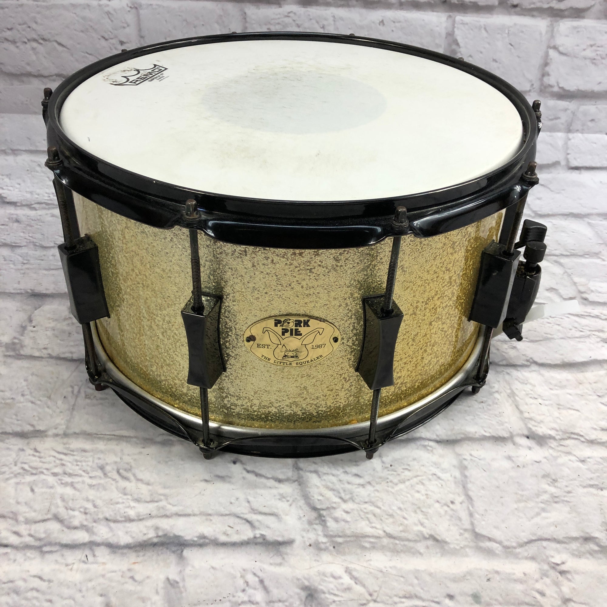 Pork Pie The Little Squealer 14in Gold Sparkle Snare Drum
