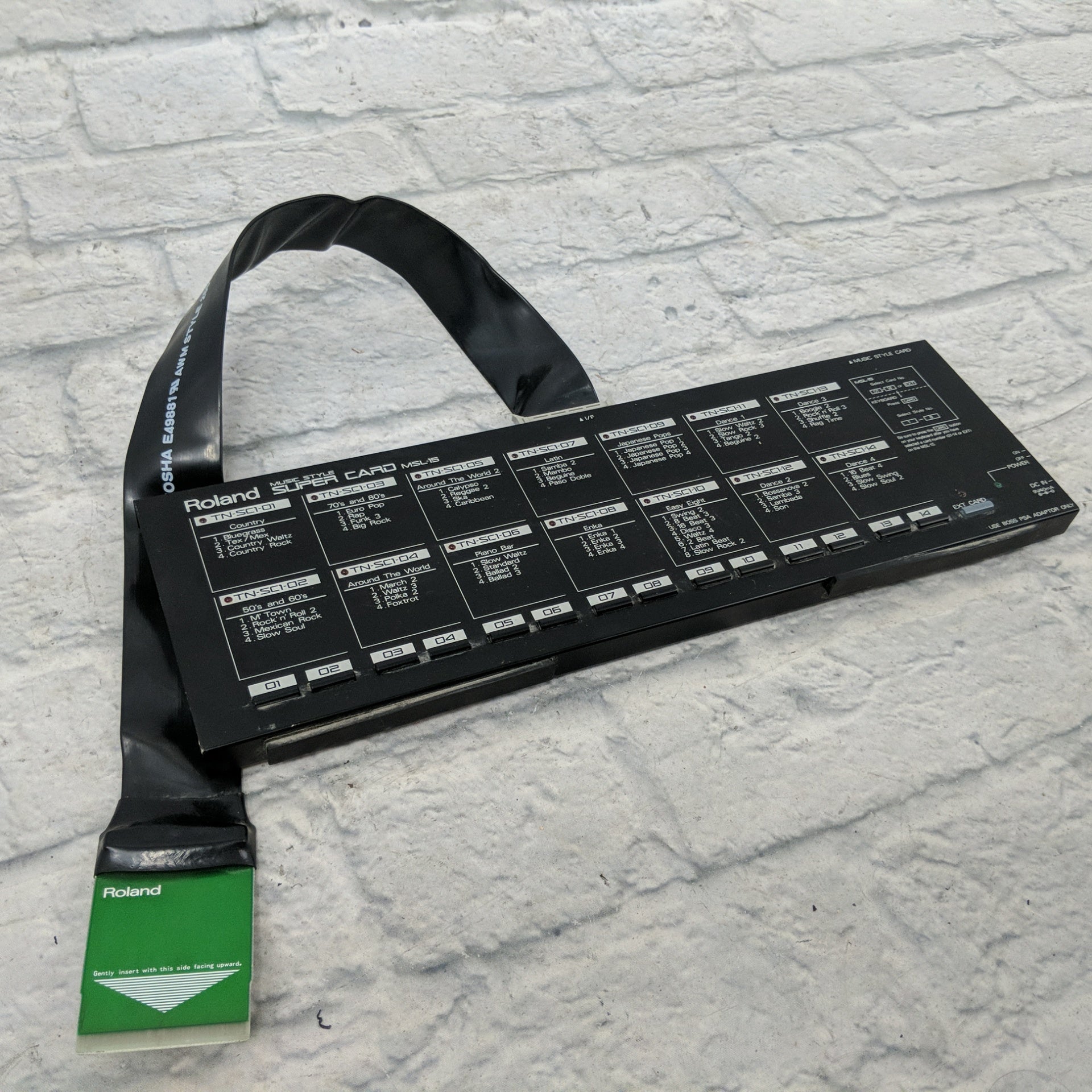 Roland MSL-15 Music Style Super Card - Evolution Music