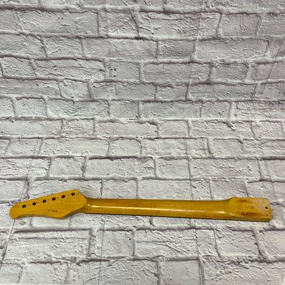 Unknown 22 Fret Rosewood Fretboard Maple Guitar Neck w/ Top Nut