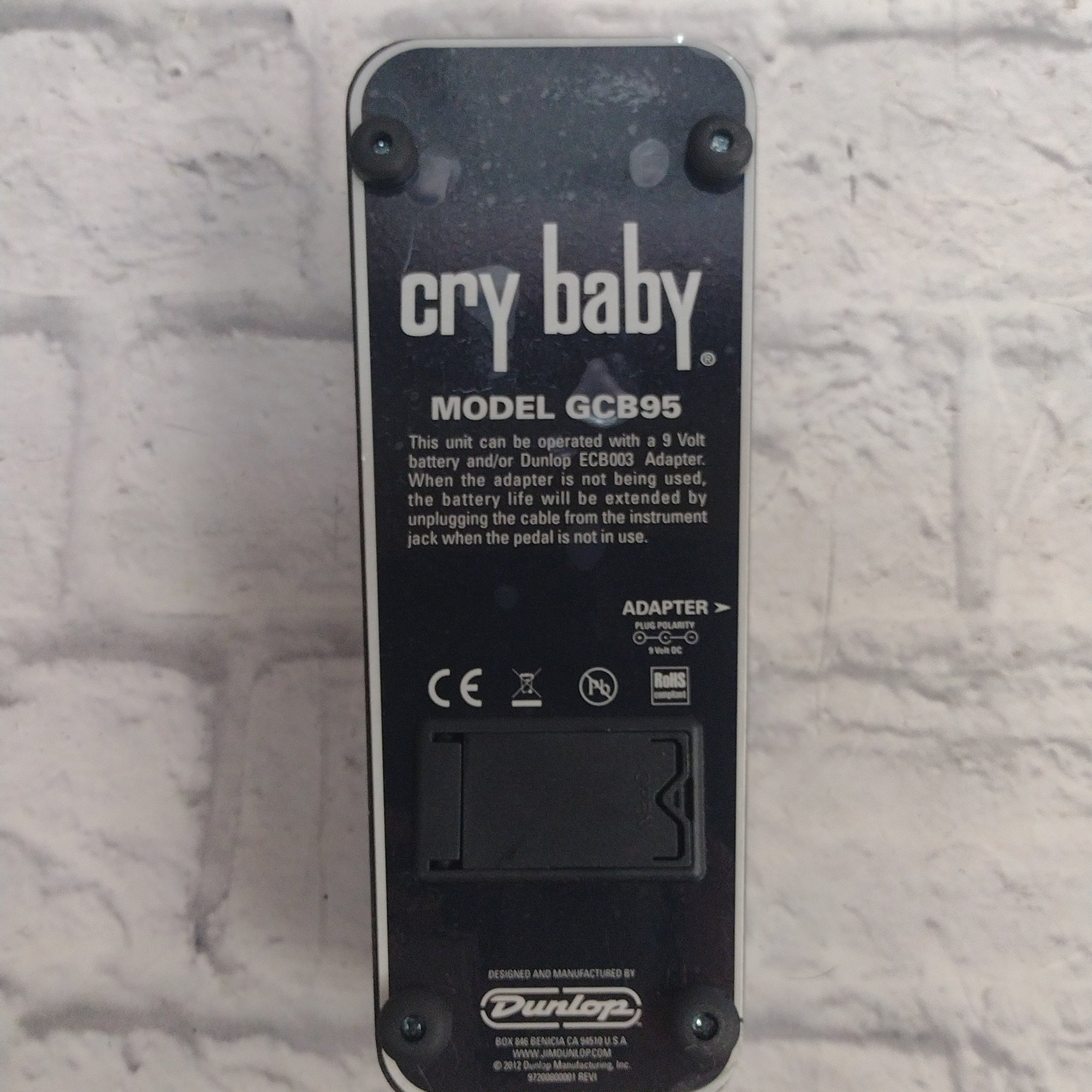 Dunlop GCB95 Crybaby Wah Pedal