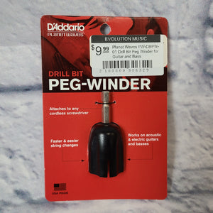Planet Waves PW-DBPW-01 Drill Bit Peg Winder for Guitar and Bass