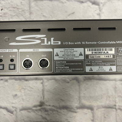 Behringer S16 I/O Box with Midas Preamps