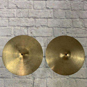 Vintage Zildjian Avedis New Beat 14 Hi Hat Cymbal Pair