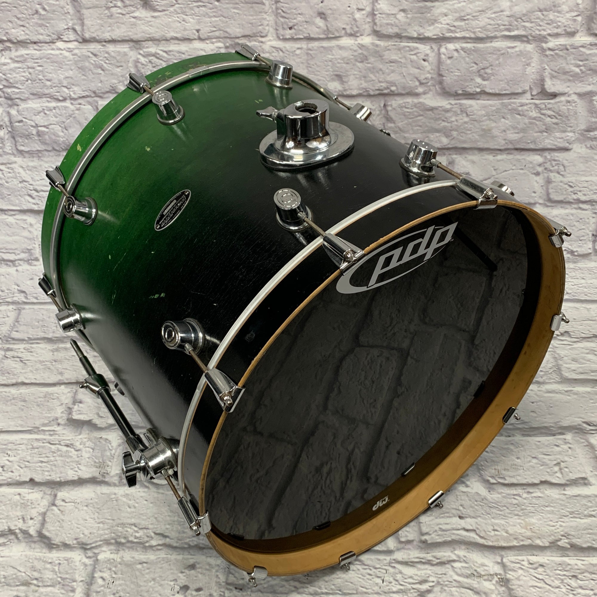PDP MX Series 22" Kick Drum Green Fade