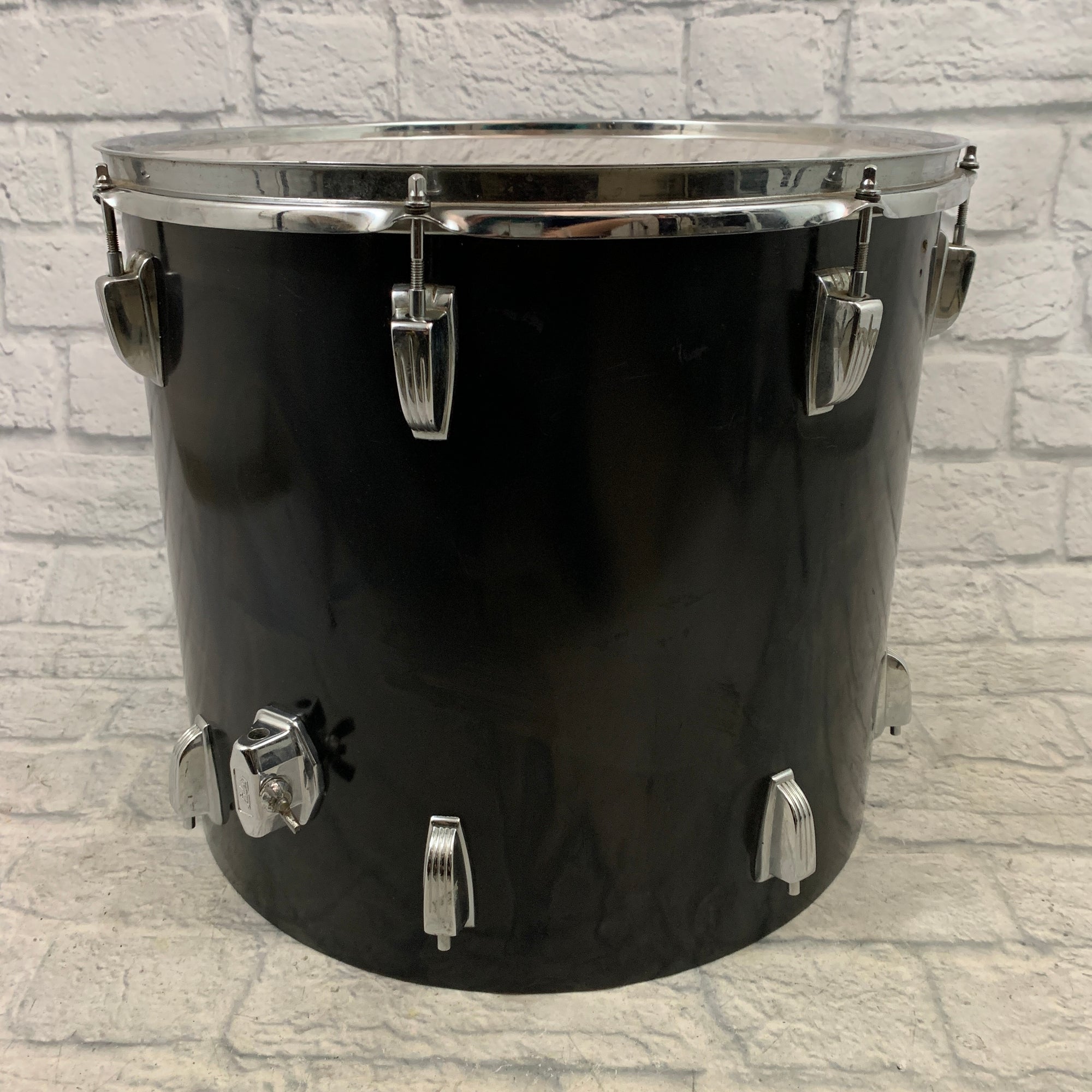 Ludwig B/O Pointed Badge 18x16 Floor Tom Black Wrap