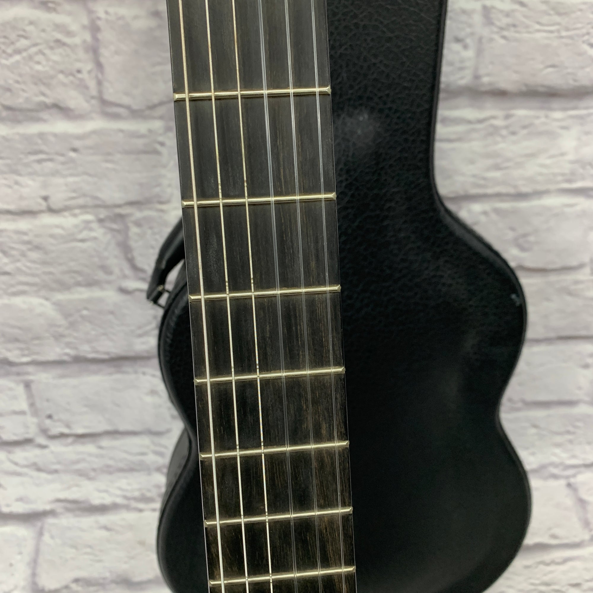 Cordoba 55FCE Negra Classical Acoustic Guitar w/ Case