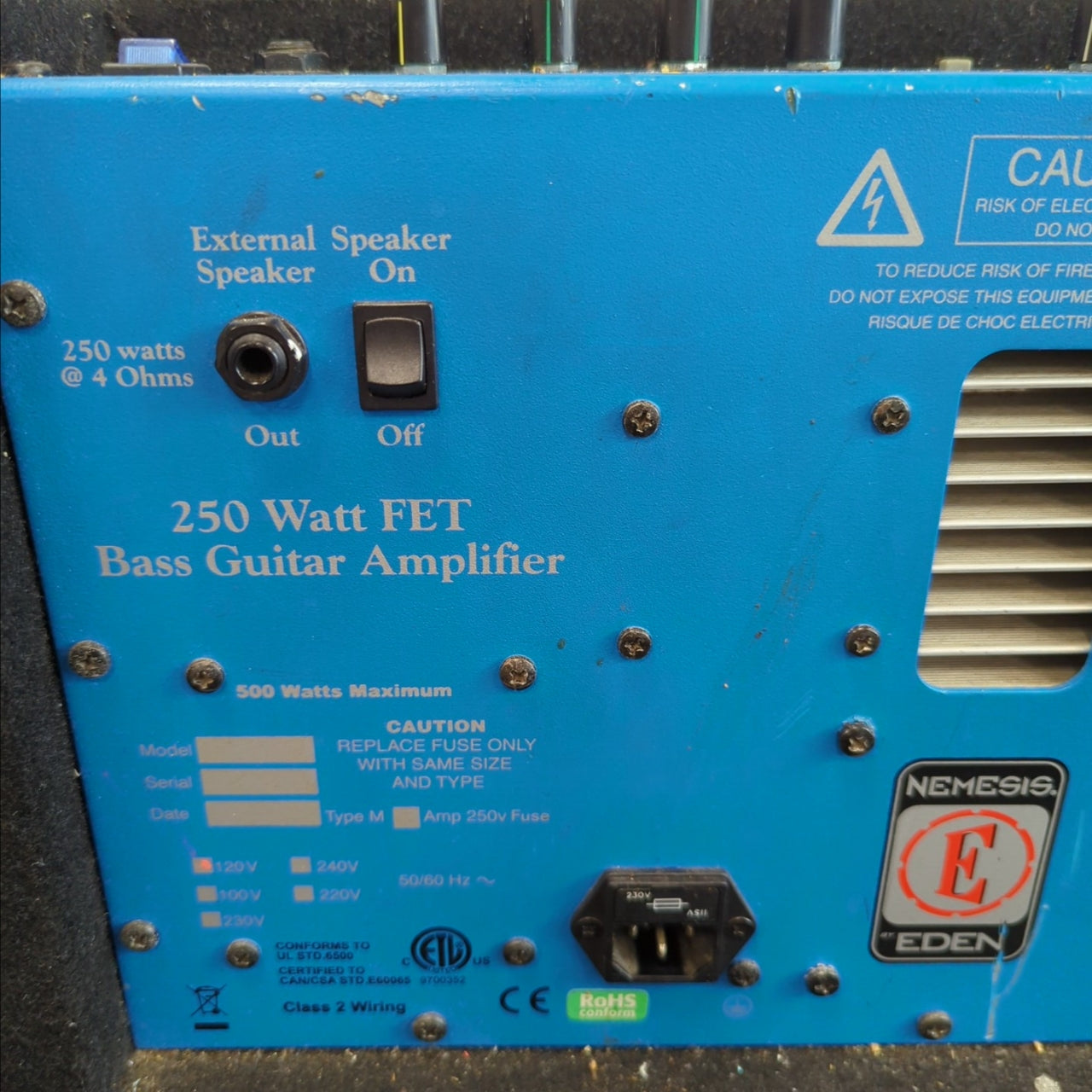 Eden Nemesis 250 4x10 Bass Combo Amp