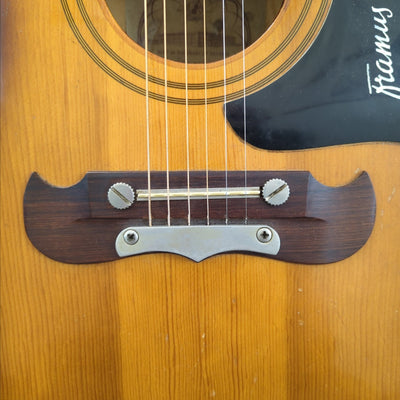 Vintage 1960s Framus Texan Sunburst Acoustic Guitar