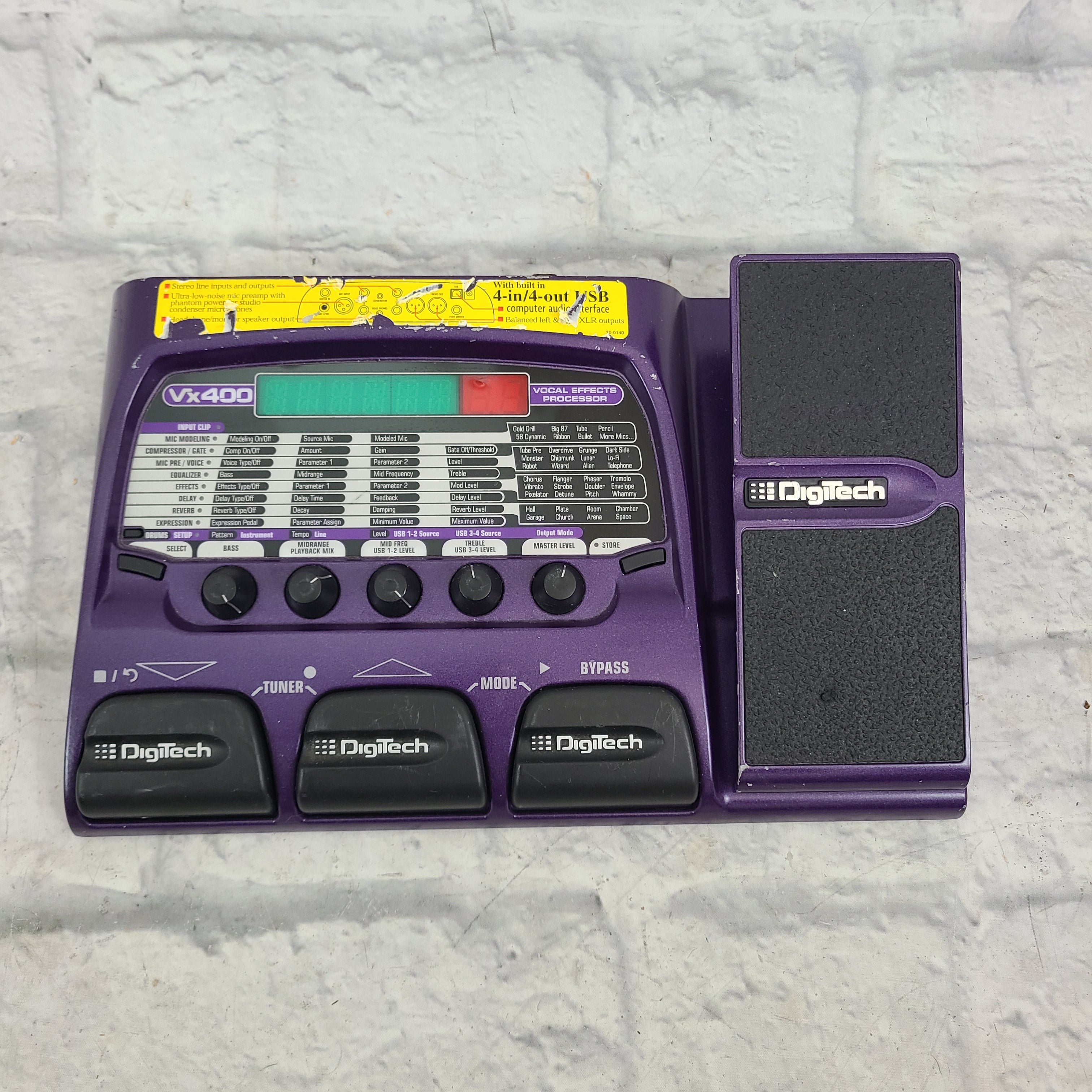 DigiTech VX400 Vocal Effects Processor - Evolution Music