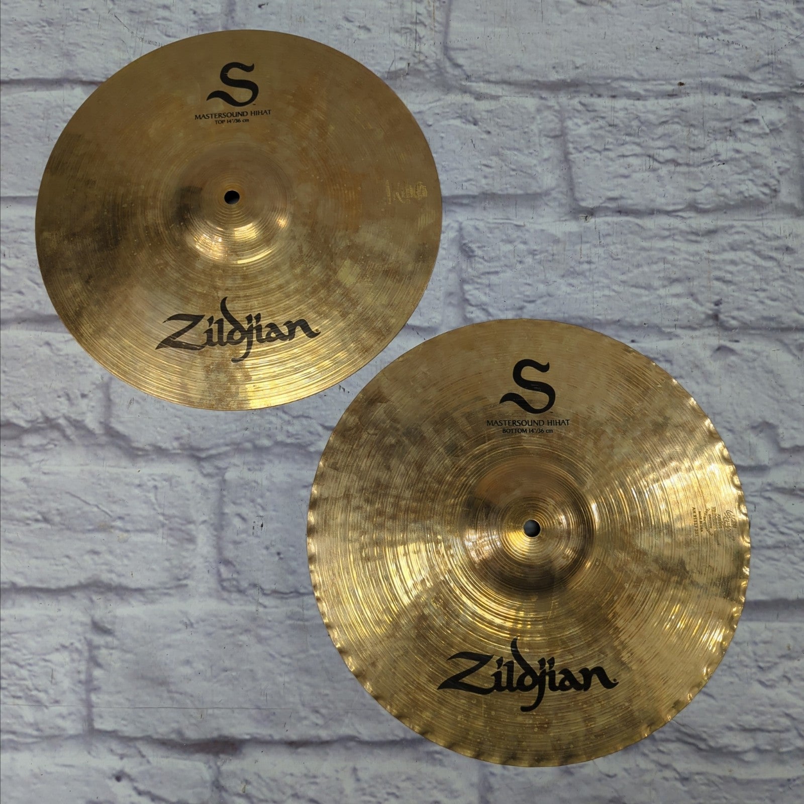 Zildjian S14M 14" S Mastersound Hi Hats Hi Hat Cymbals