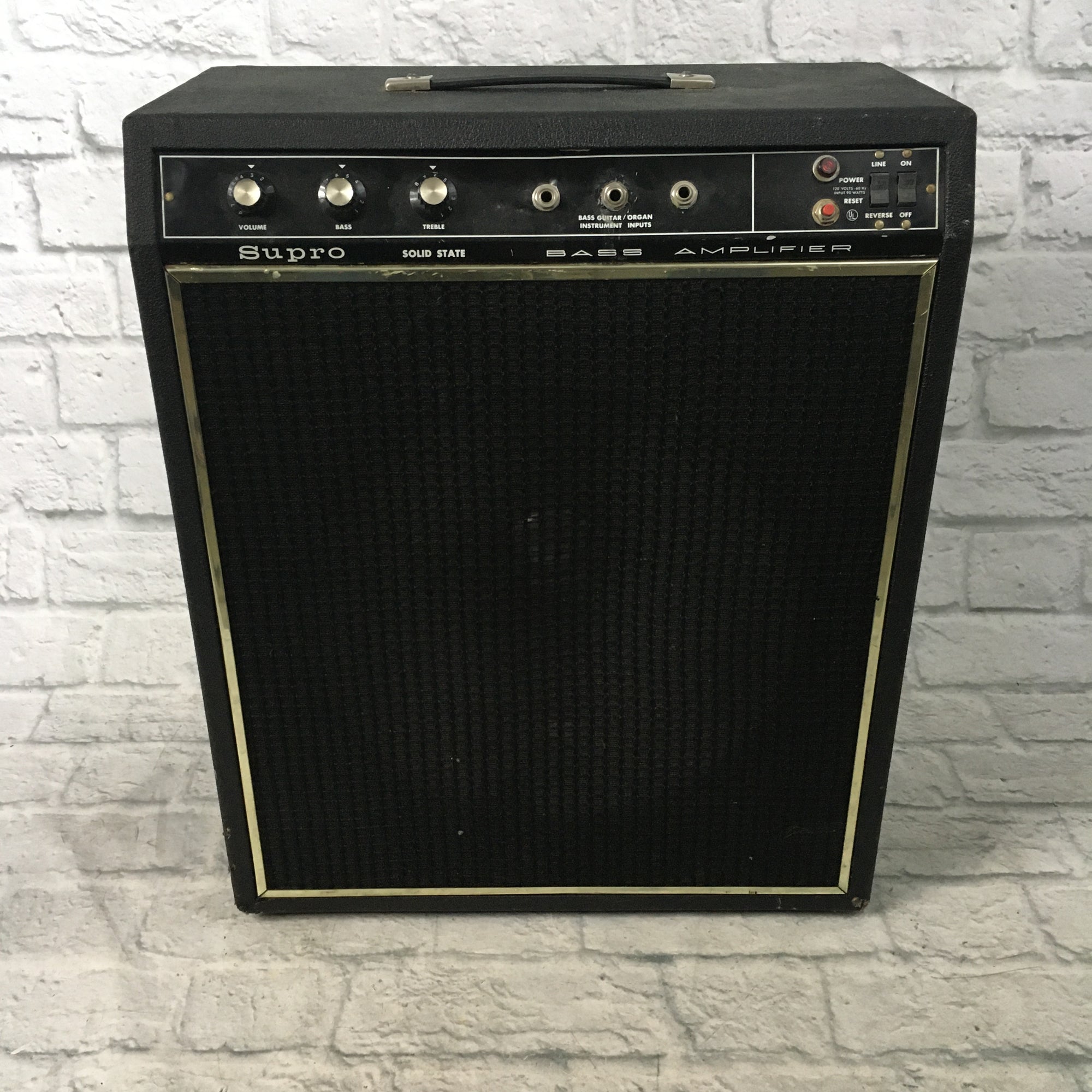 Vintage Supro Bass Guitar Combo Amp
