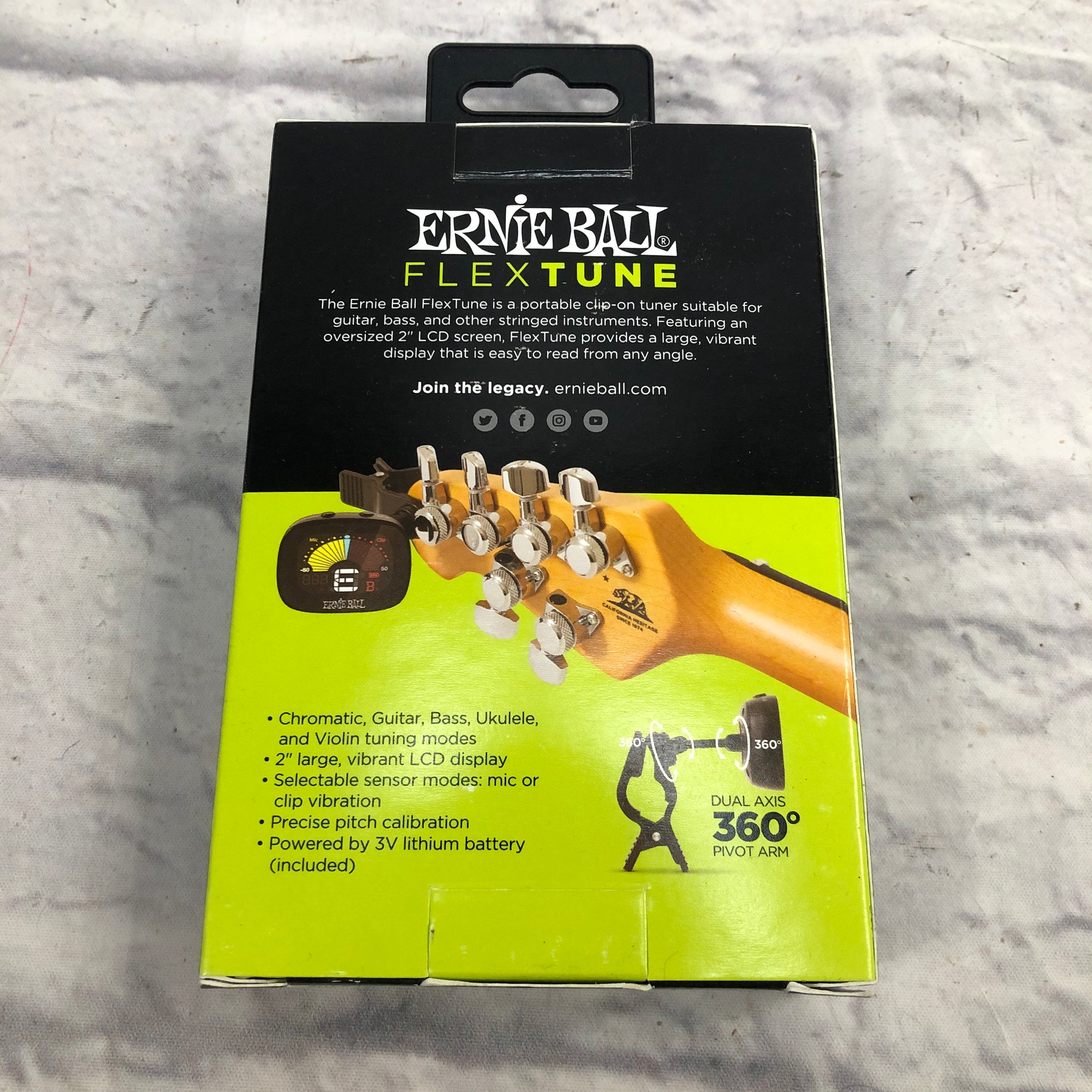 Ernie Ball Flextune Clip-On Tuner