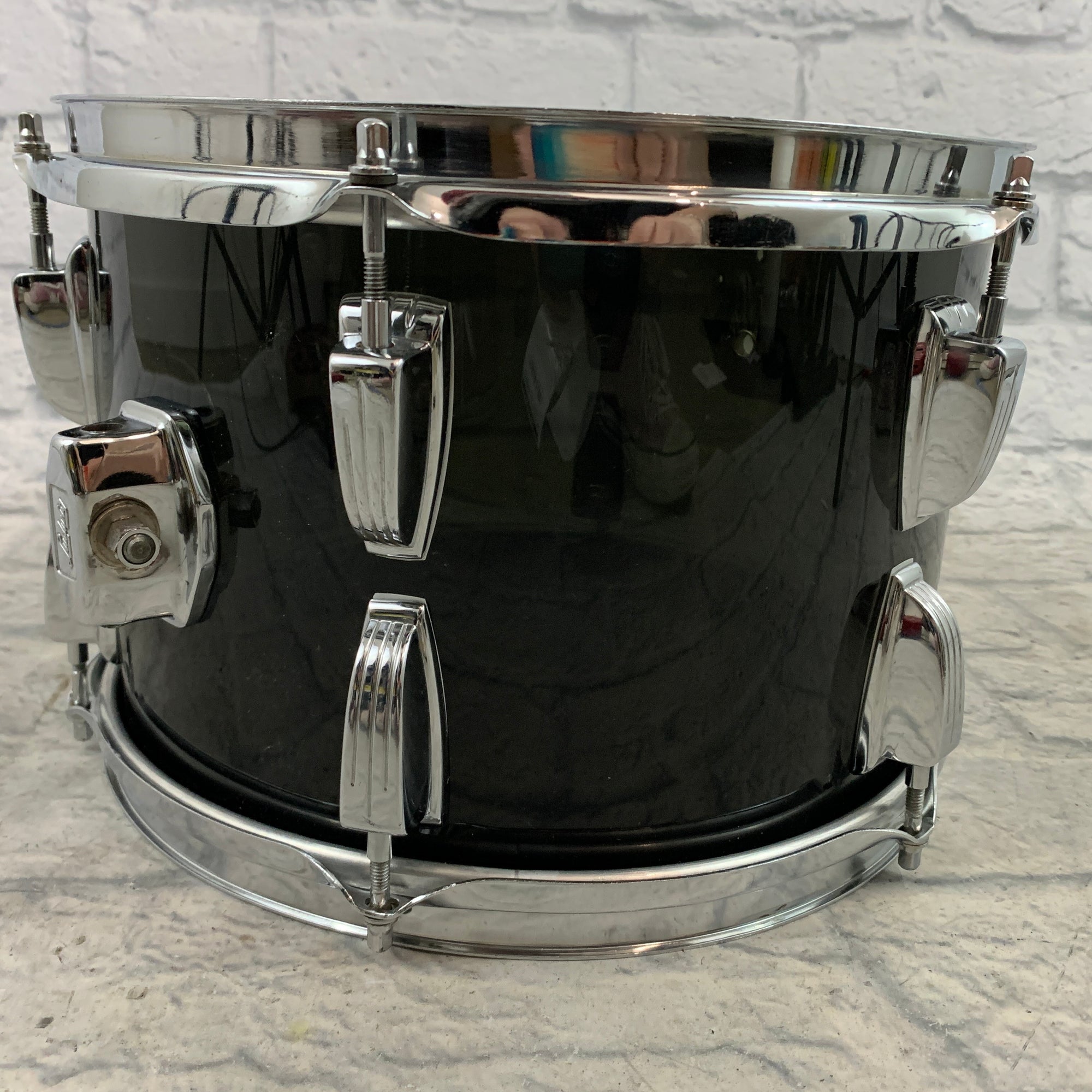 1970s Ludwig Vistalite 12X8" Mounted Tom Smoke