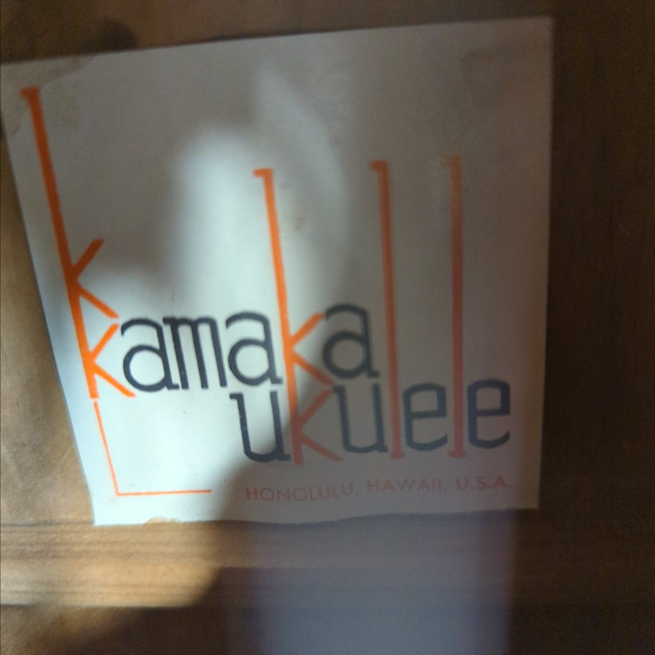 Kamaka Hawaii Vintage Koa Soprano Ukulele 1969-1978