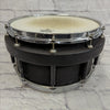 Stingray Percussion Black Fiberglass Snare Drum 14x5.5 Snare