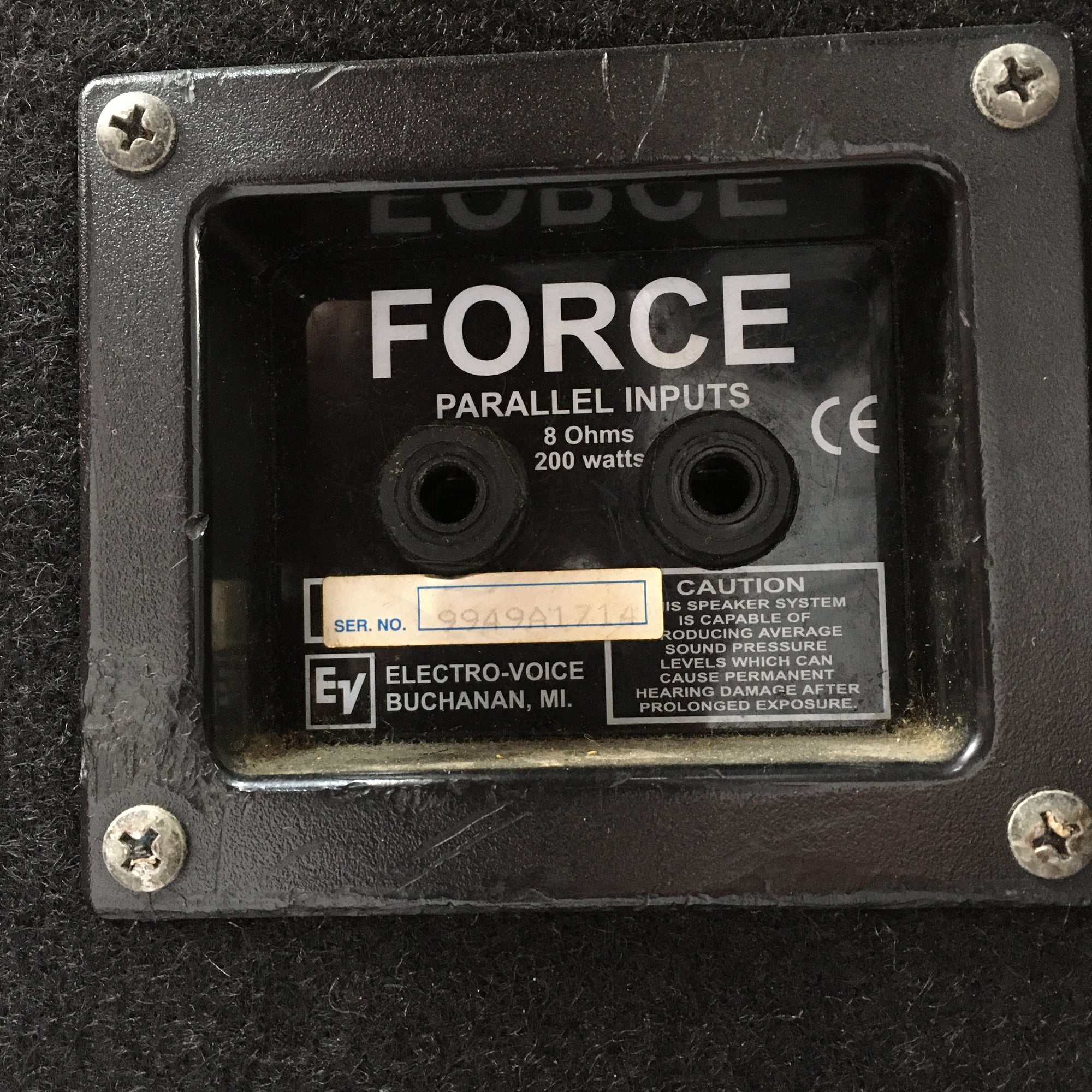Electro-Voice Force 12in 2 wWay Speaker Pair