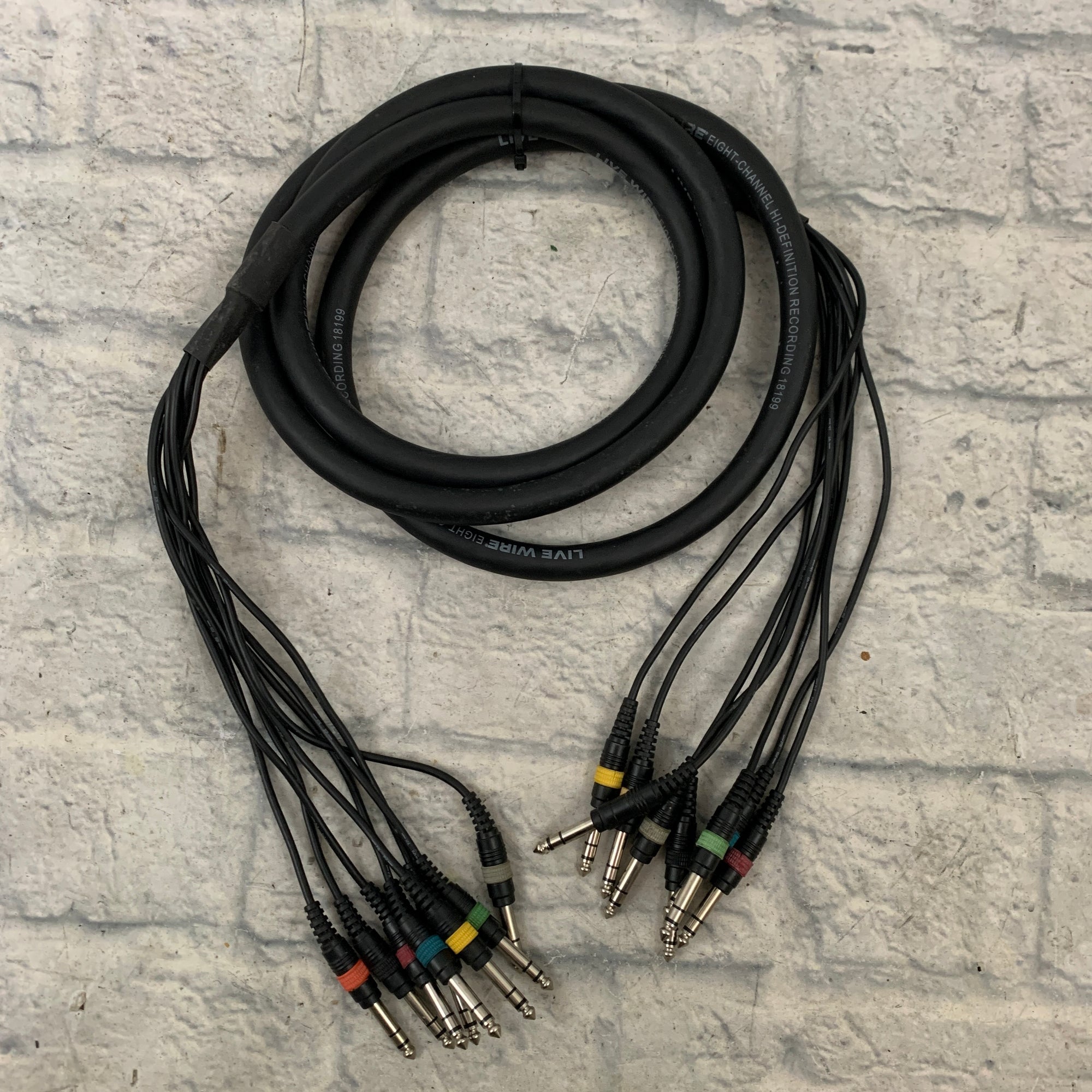 Livewire 8Channel Recording Snake 1/4" Stereo TRS 18199 Evolution Music