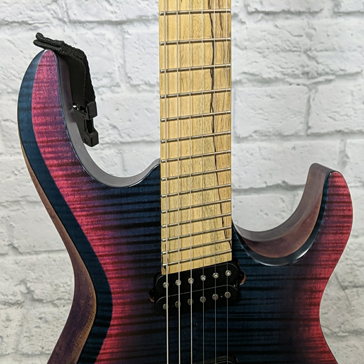 Kiesel Aries AM6 Multiscale Fanned Fret Electric Guitar - Cotton Candy Flamed Maple Finish