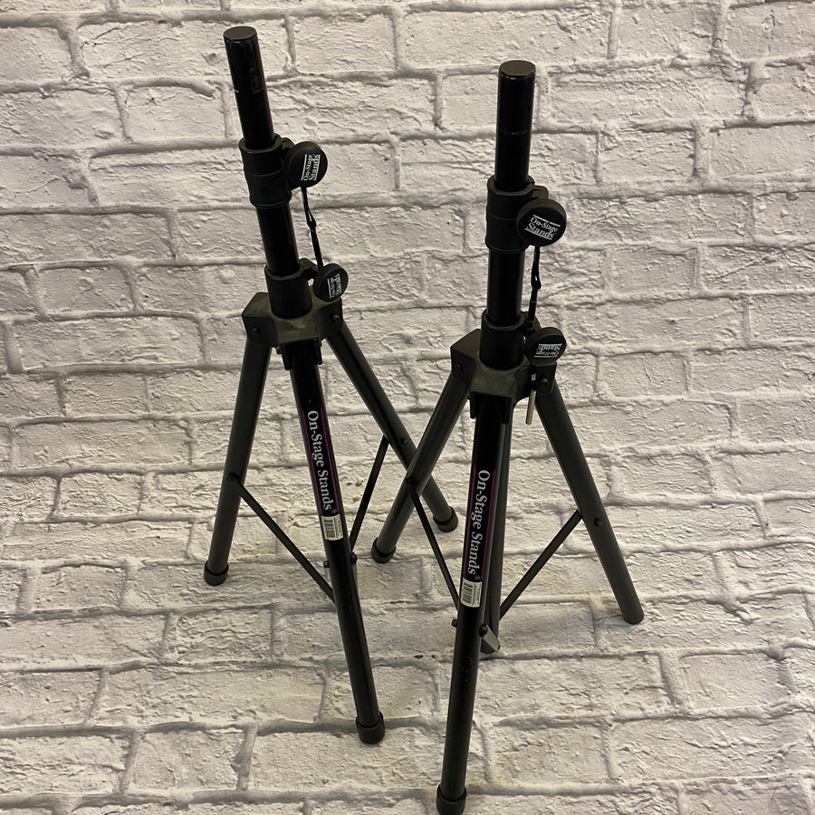 On-Stage SSP7950 All Aluminum Speaker Stand Set w/ Deluxe Bag
