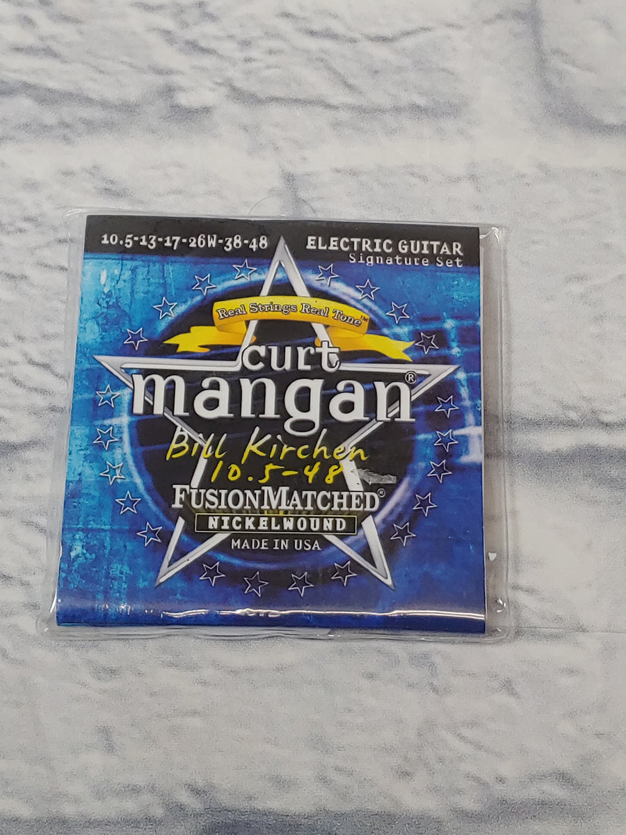 Curt Mangan Bill Kirchen Signature Set Fusion Matched Nickel Wound 10.5-48 Electric Guitar Strings