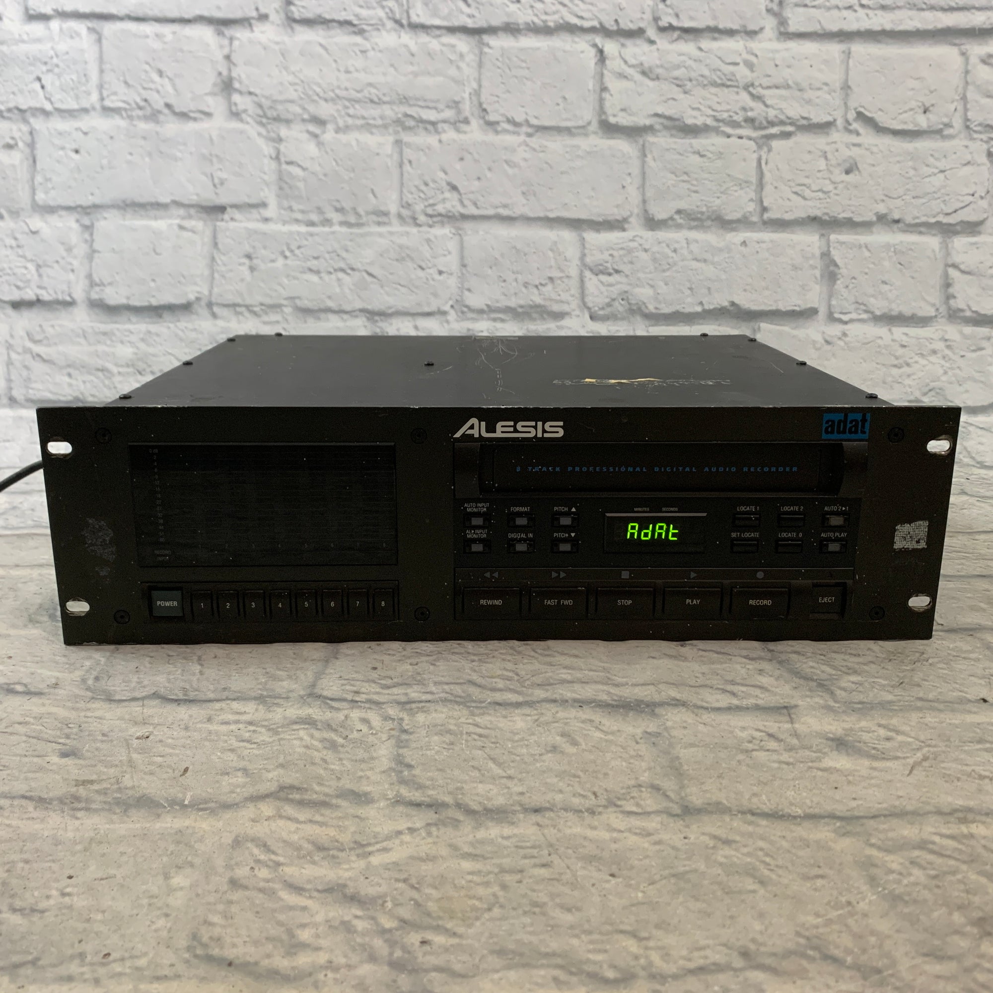 Alesis ADAT 16-Bit 8-Track Digital Audio Recorder "Blackface" AS IS PROJECT