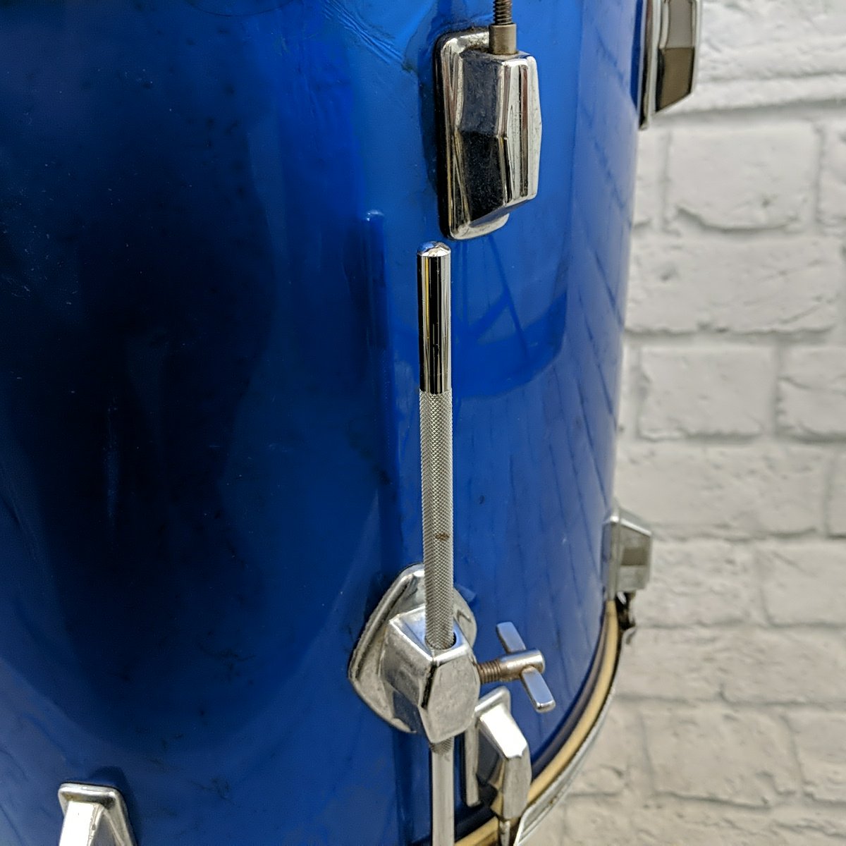 Vintage 1970s Maxwin by Pearl 14 x 16 Floor Tom - Blue