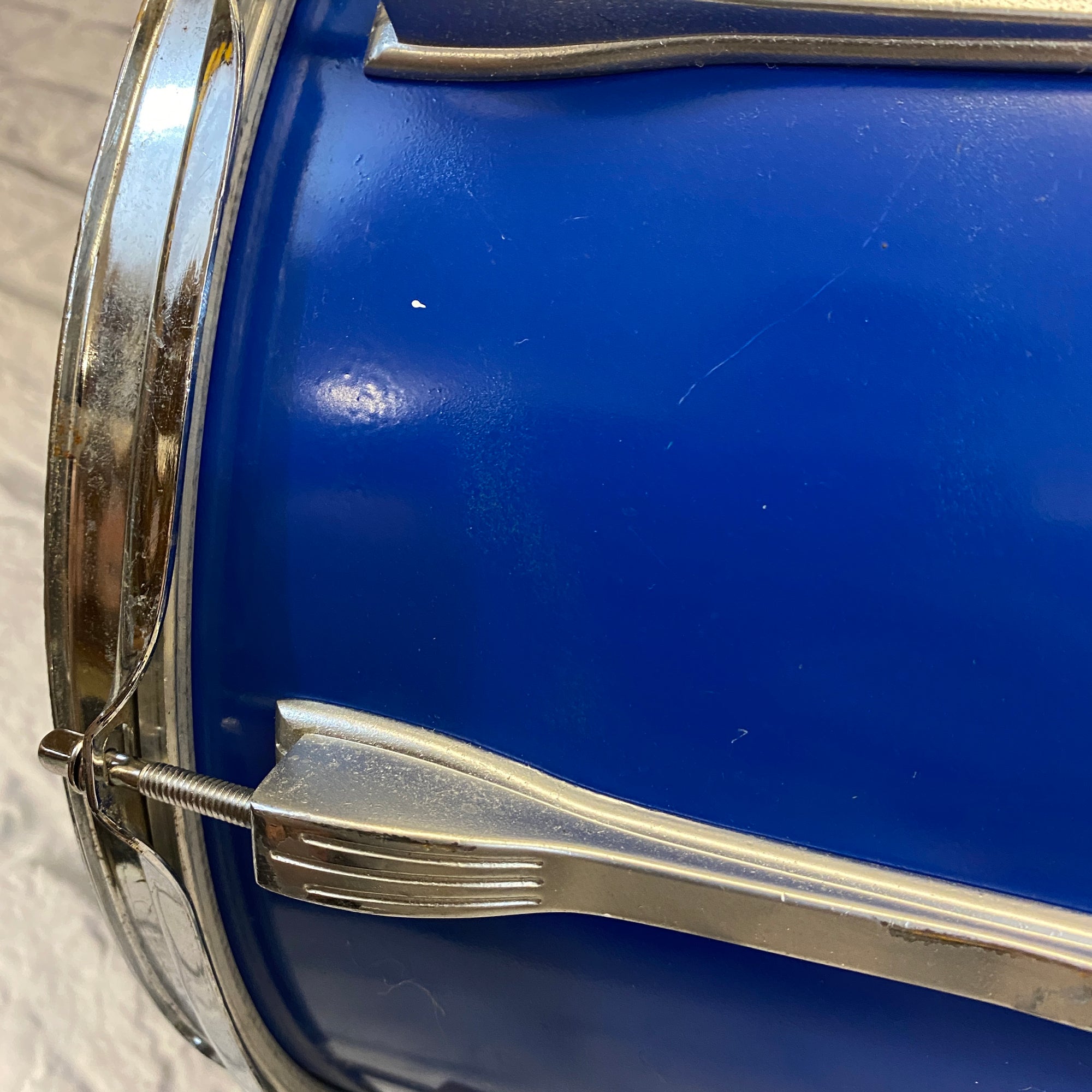 Ludwig 14x10 Challenger Marching Snare Drum Blue