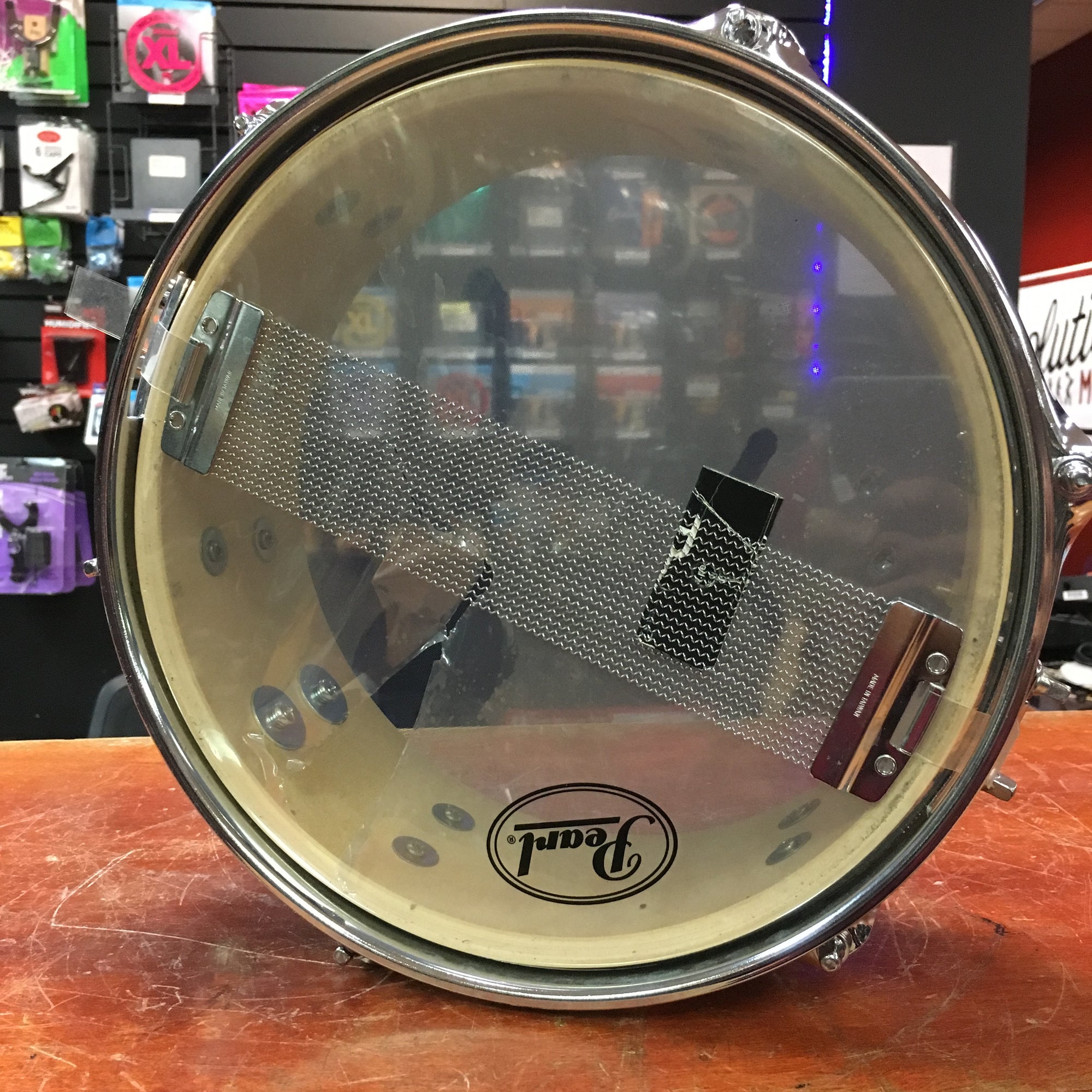 Pearl M80 Snare Drum with Mesh Heads