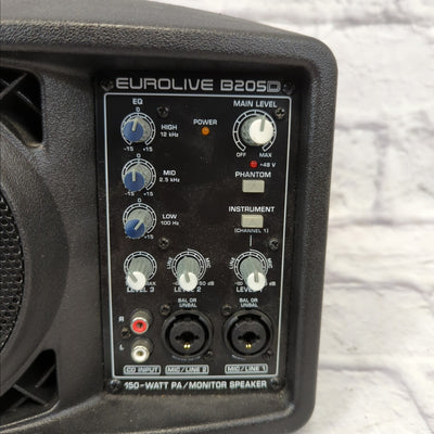 Behringer B205D Ultra Compact 150 Watt PA/Monitor Speaker System