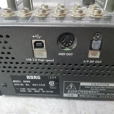 Korg D888 Mixer/Recorder Digital Recorder