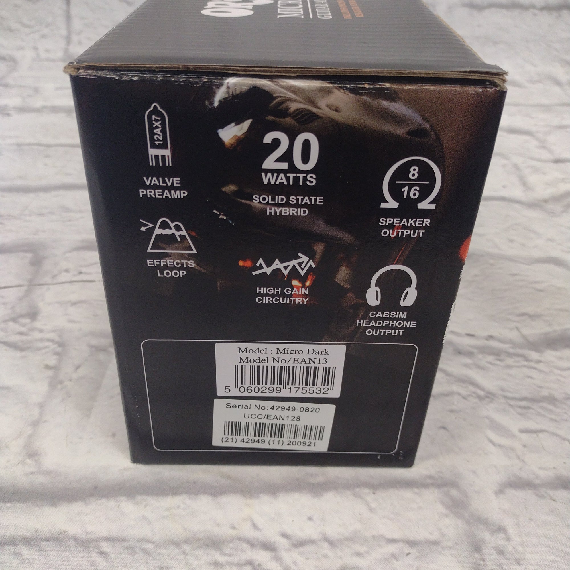 Orange Amps Micro  Dark Guitar Amplifier Head