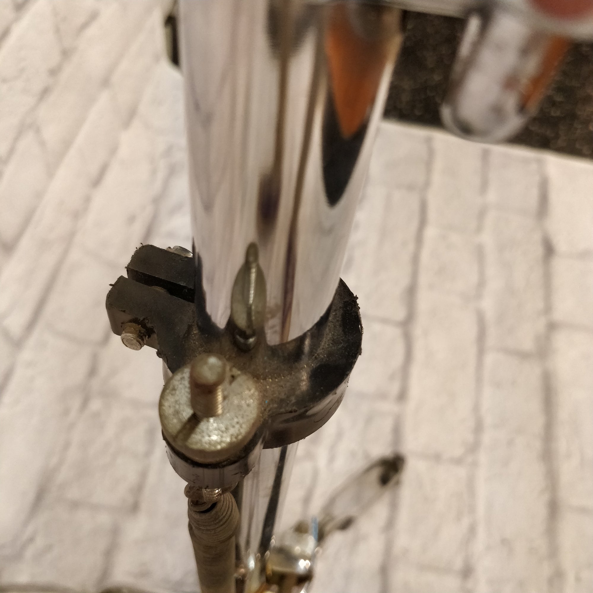 70s 80s Rare Jaques Capelle Outer Spring Hi Hat Stand w Drop Clutch