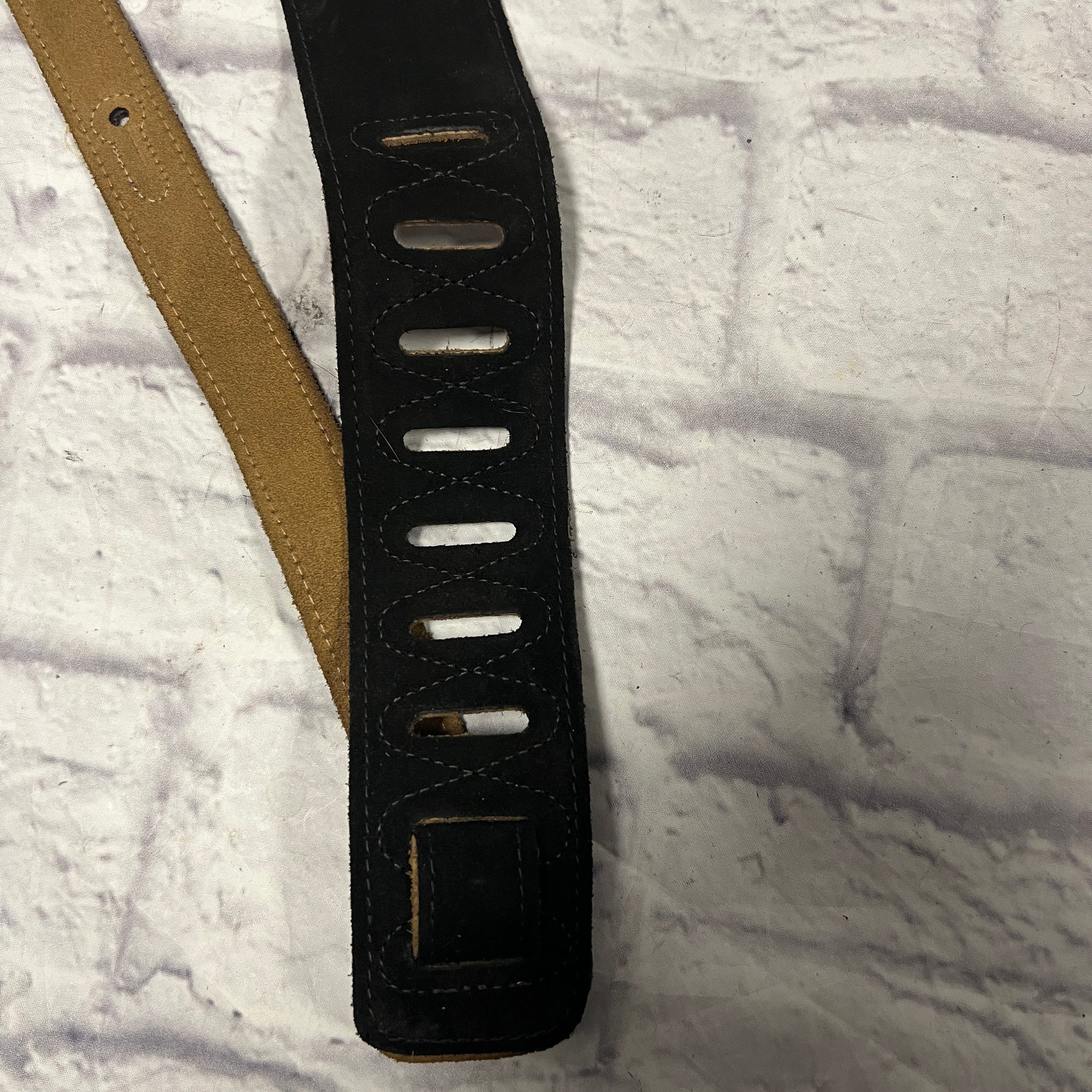 Levy's Black Suede Guitar Strap