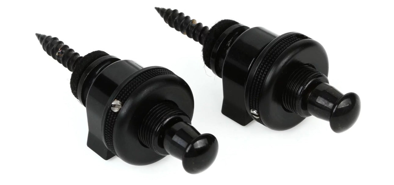 Schaller S-Locks Black Strap Locks Pair