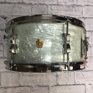 Ludwig Vintage 1961 Pioneer 14 x 6.5 White Marine Pearl 6-Lug Snare